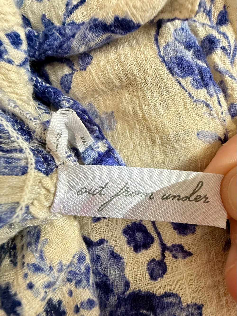 Urban Outfitters - Out From Under Beachy Keen Smocked Wide Leg Crop Pants - Picture 5 of 6